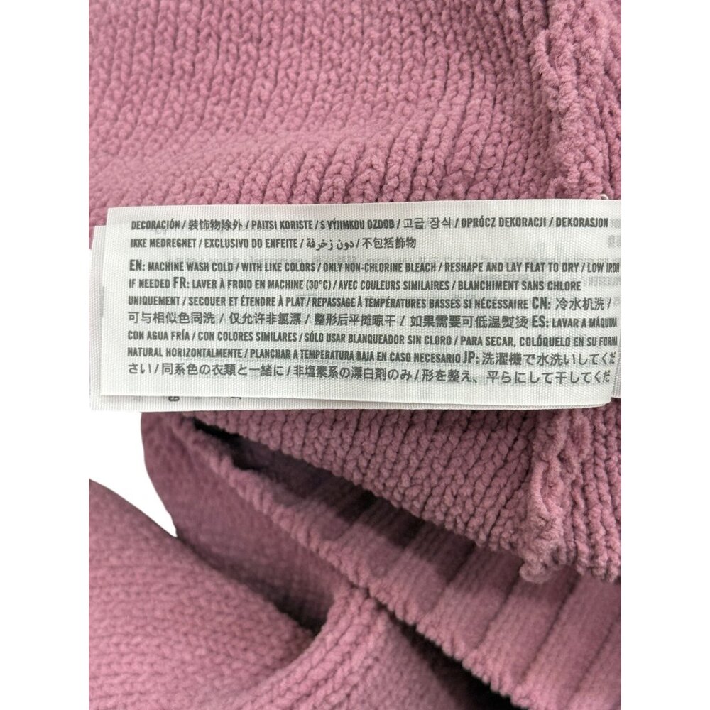 Abercrombie & Fitch V-Neck Sweater Collared Pullover Knit Mauve Pink Size XS NEW - Picture 8 of 8